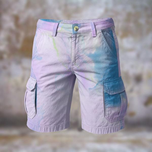 Cargohose mit Itchy  - Hose, lang oder kurz, bunt, 100% Polyester, Grösse S-5XL, fester Stoff, Normale Passform, Mischling, Mix, Shar Pei